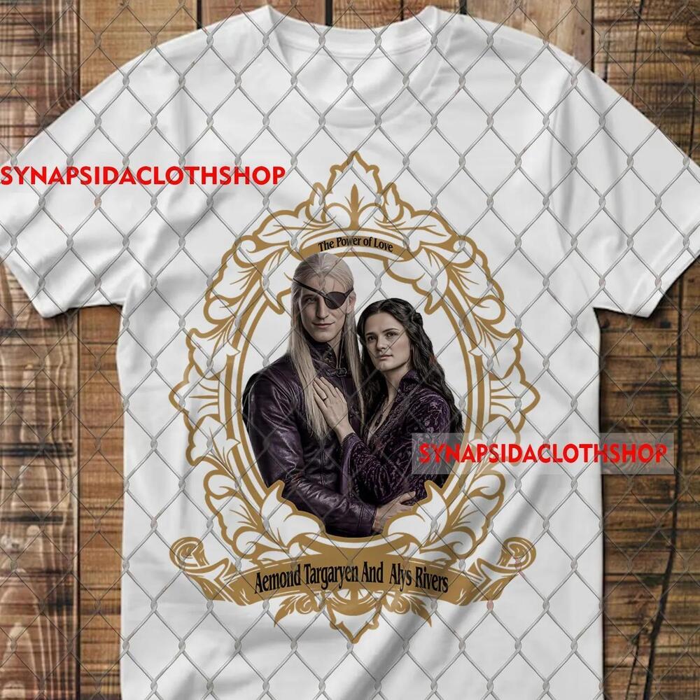 Aemon Targaryen Alys Rivers Character Retro Graphic T Shirt